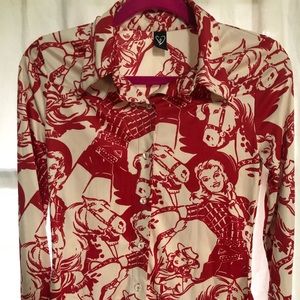 Women’s Button Up cowgirl print